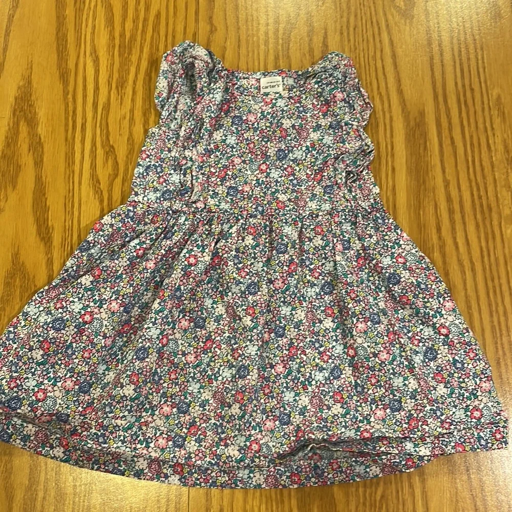 Carter’s Floral Cotton Dress 12 M